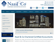 Tablet Screenshot of naailandco.com